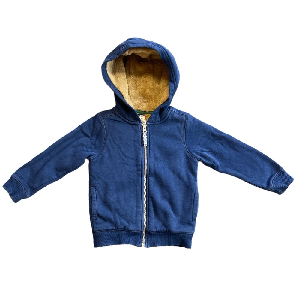 Toddler Carter’s Zip-Up Hoodie With Teddy Bear Fur Lining - Size 4T - Picture 1 of 3